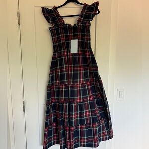 NWT Hill House Ellie in navy plaid